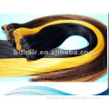 100% human hair weft extension remy hair,top quality ,blue color